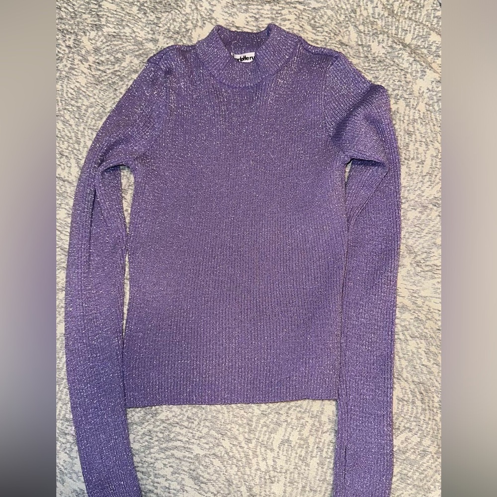 Purple Sparkly Top